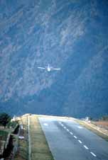 Anflug auf Lukla