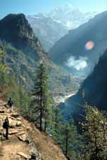 Weg nach Namche Bazar